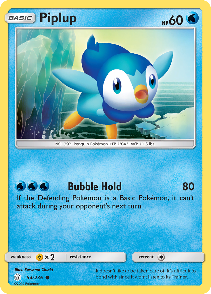 Piplup (54/236) [Sun & Moon: Cosmic Eclipse] | Game Haven TX