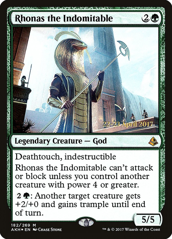 Rhonas the Indomitable [Amonkhet Promos] | Game Haven TX