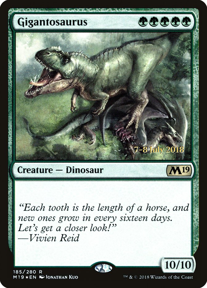 Gigantosaurus [Core Set 2019 Promos] | Game Haven TX