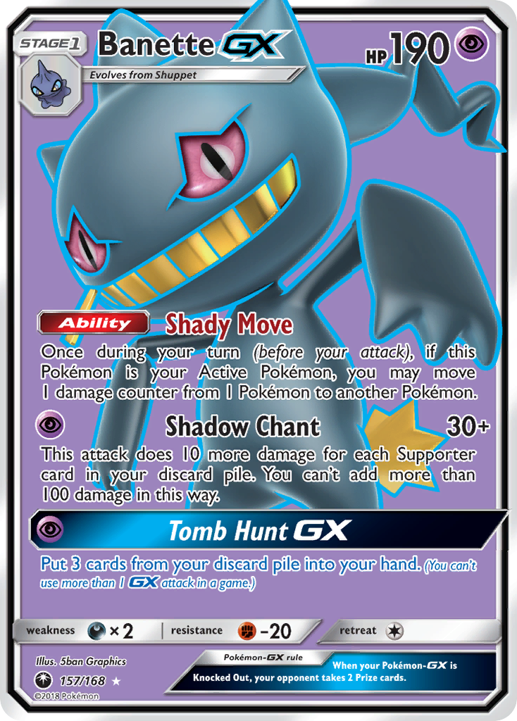 Banette GX (157/168) [Sun & Moon: Celestial Storm] | Game Haven TX