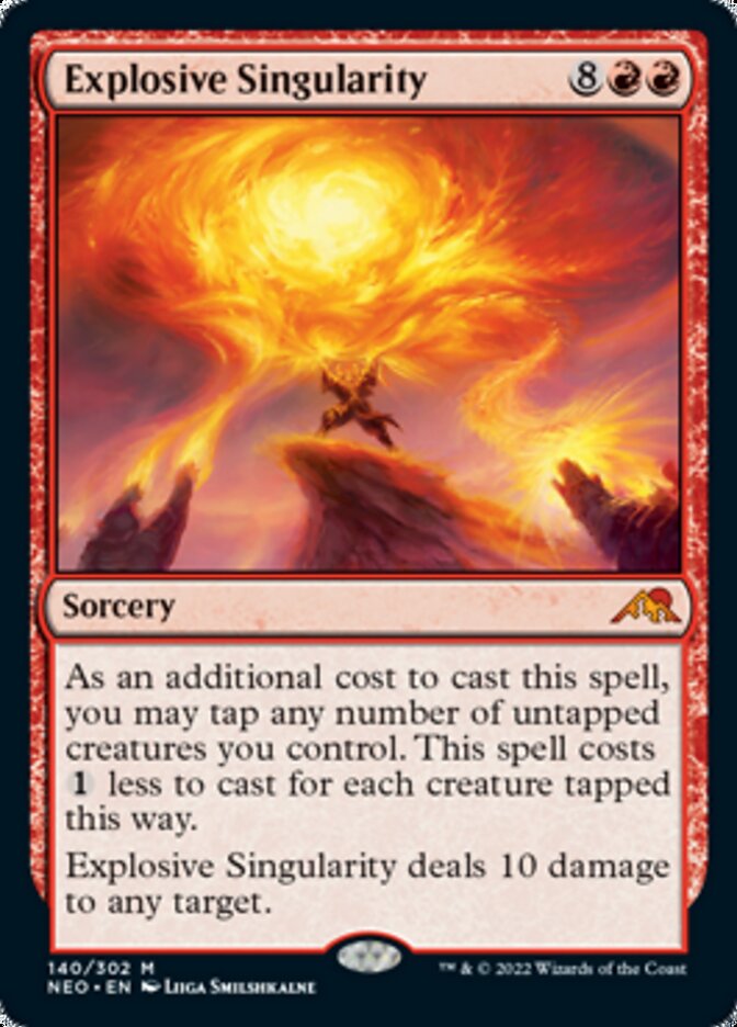 Explosive Singularity [Kamigawa: Neon Dynasty] | Game Haven TX