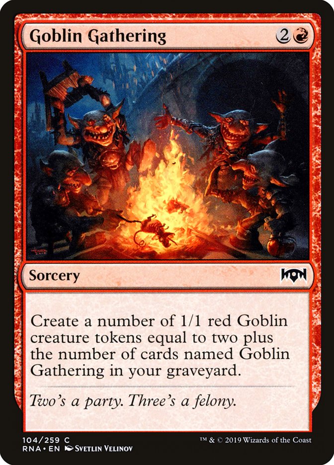 Goblin Gathering [Ravnica Allegiance] | Game Haven TX