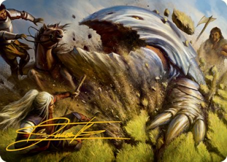 Bulette Art Card (Gold-Stamped Signature) [Dungeons & Dragons: Adventures in the Forgotten Realms Art Series] | Game Haven TX