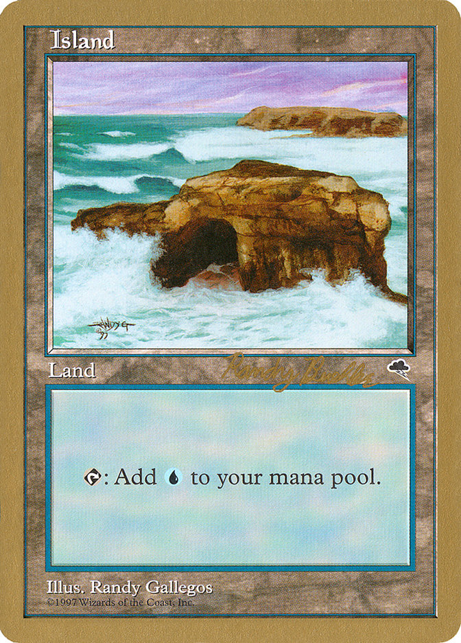 Island (rb336) (Randy Buehler) [World Championship Decks 1998] | Game Haven TX