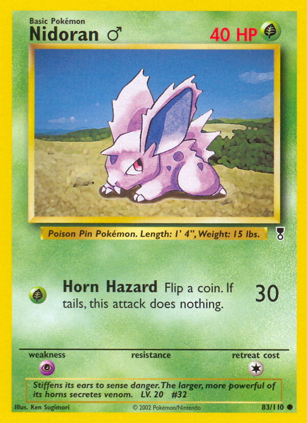 Nidoran (83/110) (Male) [Legendary Collection] | Game Haven TX