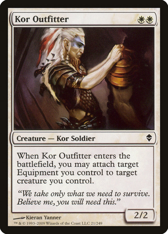 Kor Outfitter [Zendikar] | Game Haven TX
