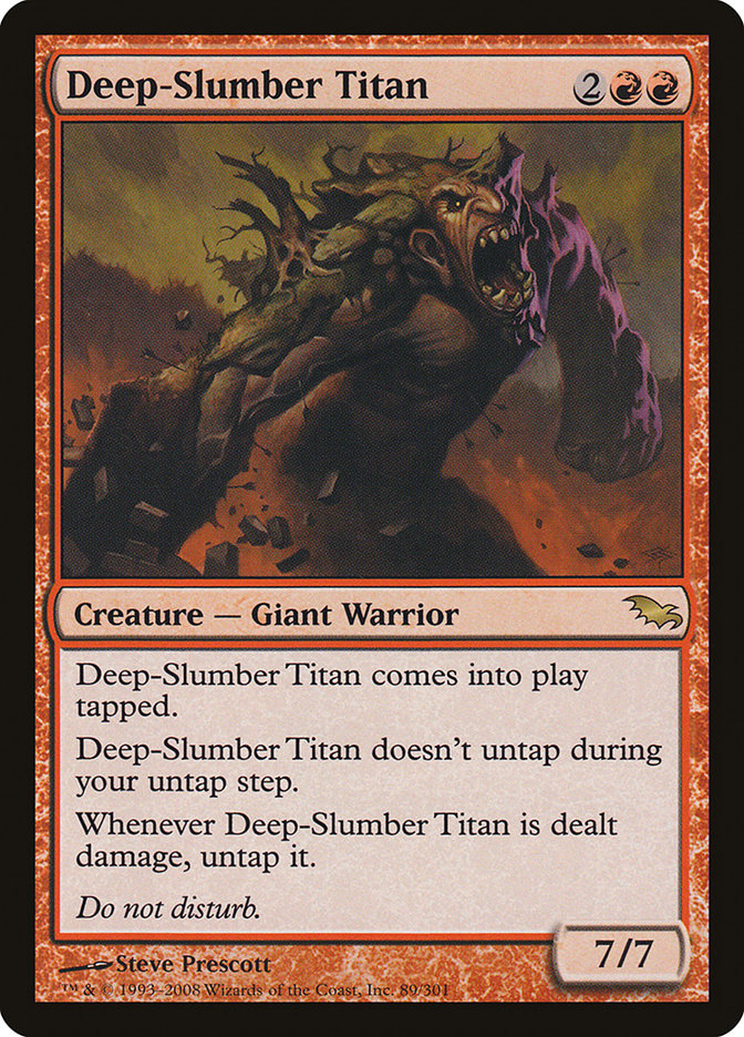 Deep-Slumber Titan [Shadowmoor] | Game Haven TX