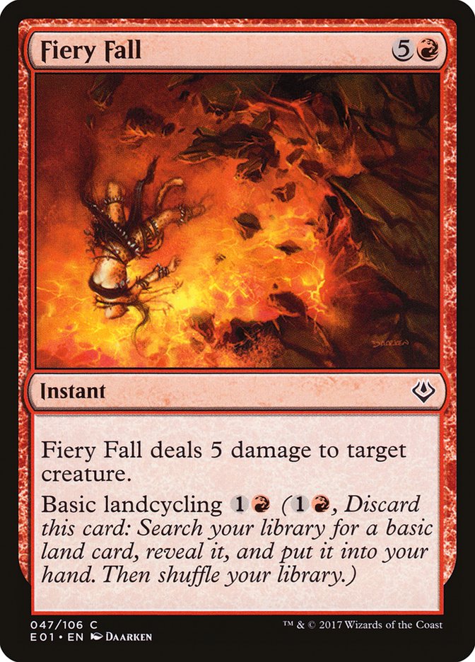 Fiery Fall [Archenemy: Nicol Bolas] | Game Haven TX