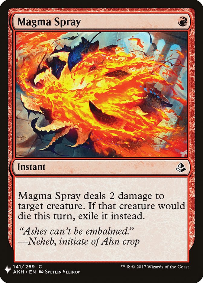 Magma Spray [Mystery Booster] | Game Haven TX