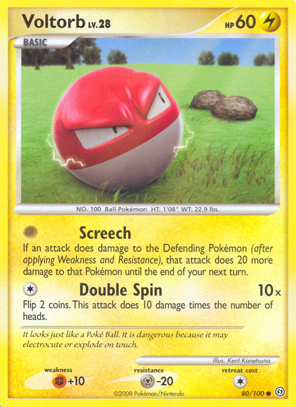Voltorb (80/100) [Diamond & Pearl: Stormfront] | Game Haven TX