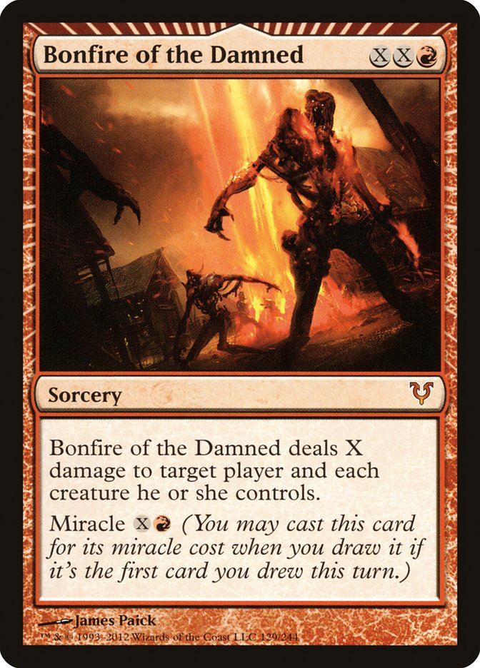 Bonfire of the Damned [Avacyn Restored] | Game Haven TX