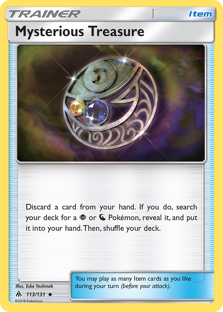 Mysterious Treasure (113/131) [Sun & Moon: Forbidden Light] | Game Haven TX