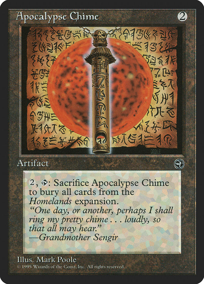 Apocalypse Chime [Homelands] | Game Haven TX