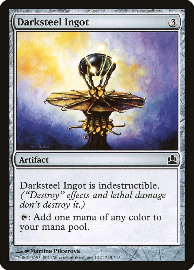 Darksteel Ingot [Commander 2011] | Game Haven TX