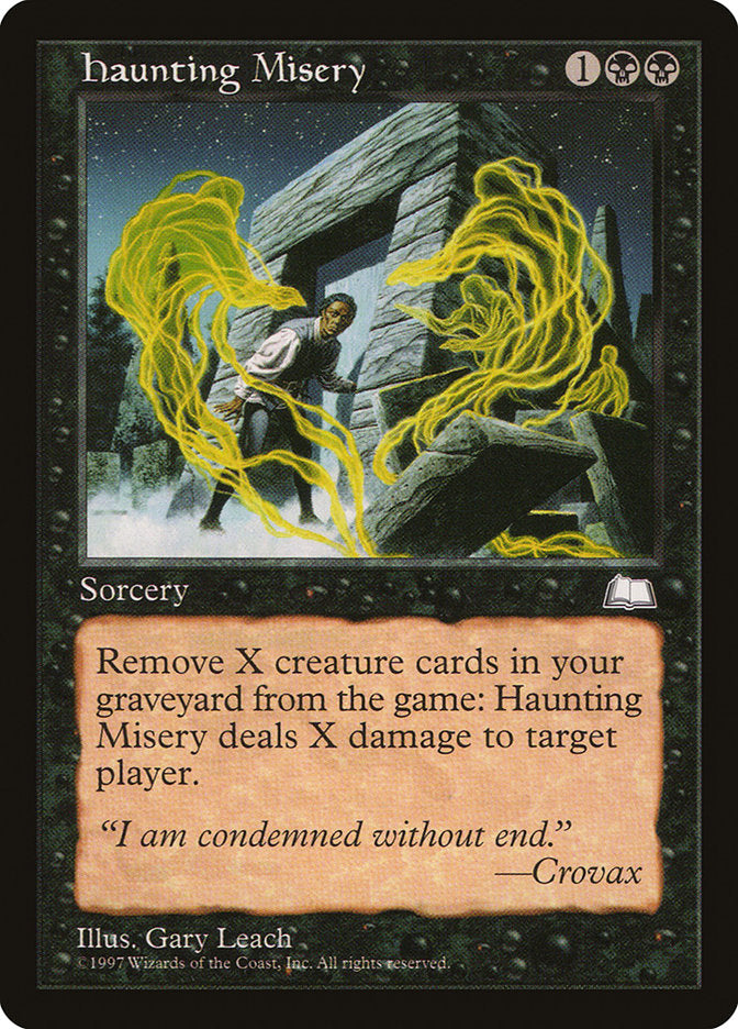 Haunting Misery [Weatherlight] | Game Haven TX