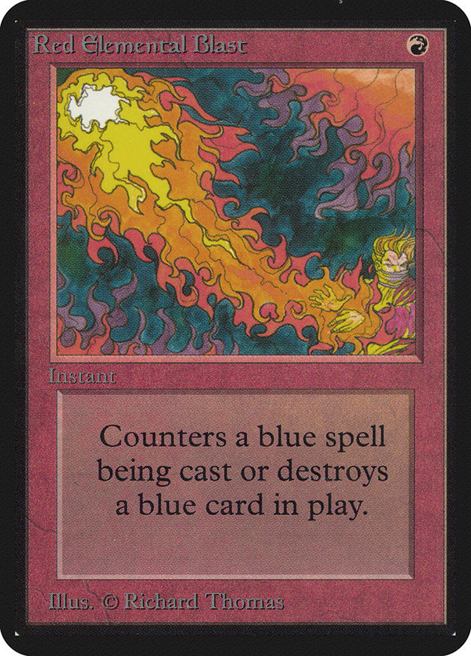 Red Elemental Blast [Limited Edition Alpha] | Game Haven TX