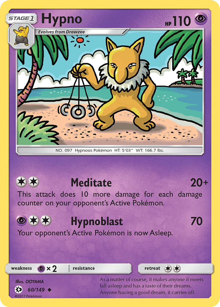 Hypno (60/149) [Sun & Moon: Base Set] | Game Haven TX