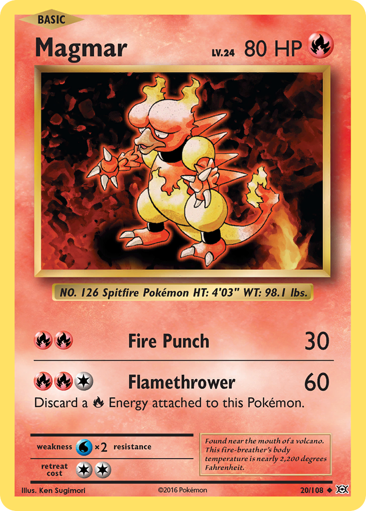Magmar (20/108) [XY: Evolutions] | Game Haven TX