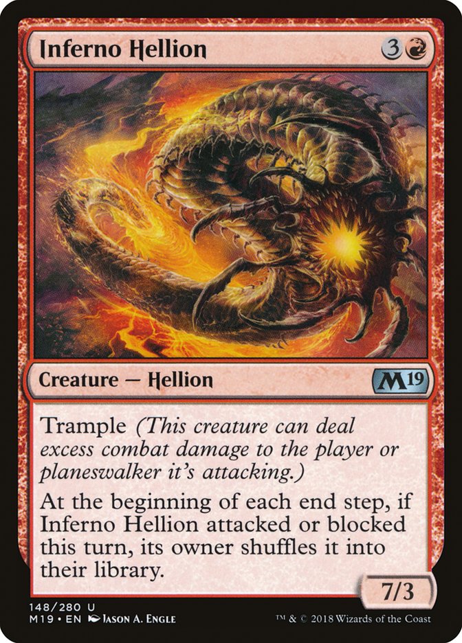 Inferno Hellion [Core Set 2019] | Game Haven TX