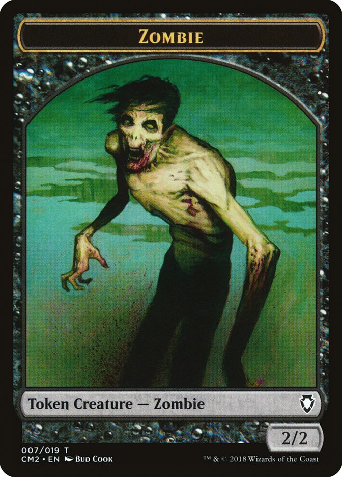 Zombie Token [Commander Anthology Volume II Tokens] | Game Haven TX