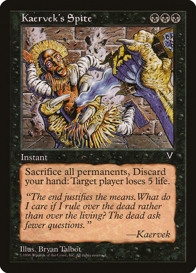 Kaervek's Spite [Visions] | Game Haven TX