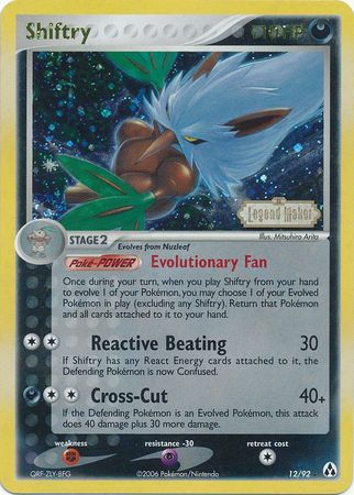 Shiftry (12/92) (Stamped) [EX: Legend Maker] | Game Haven TX