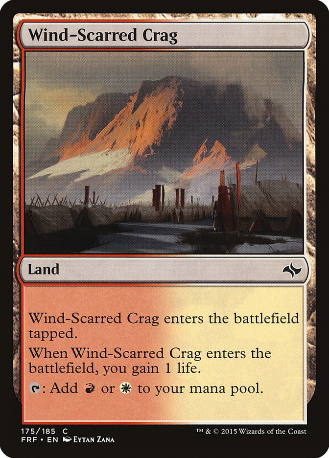 Wind-Scarred Crag [Fate Reforged] | Game Haven TX