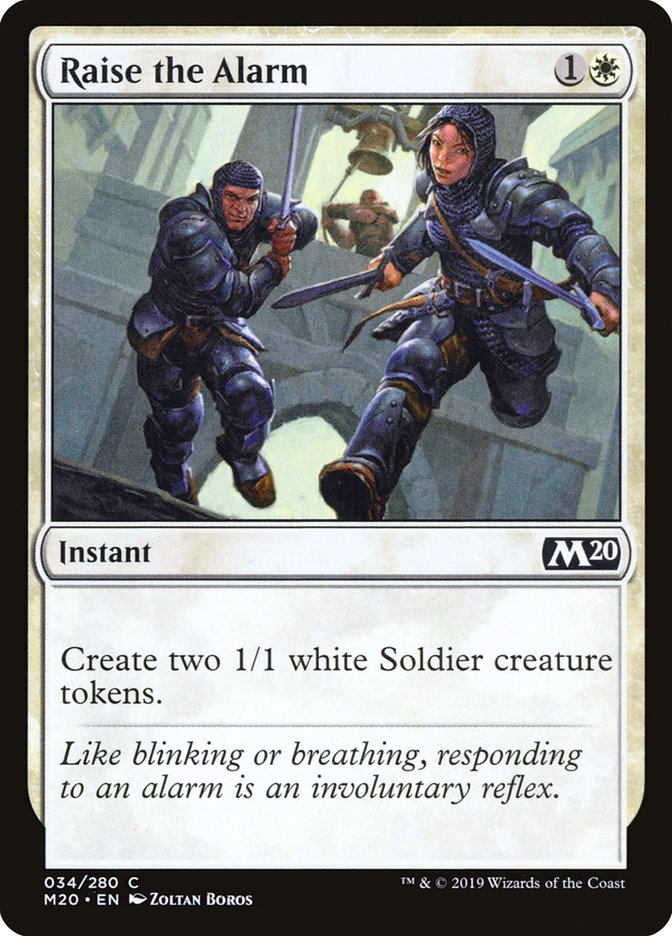 Raise the Alarm [Core Set 2020] | Game Haven TX