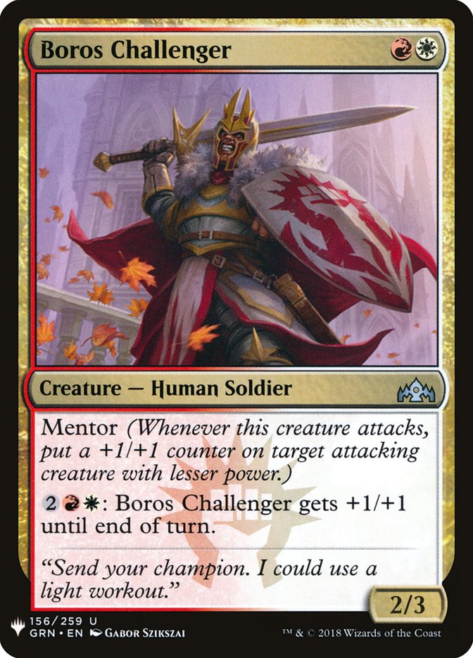 Boros Challenger [Mystery Booster] | Game Haven TX