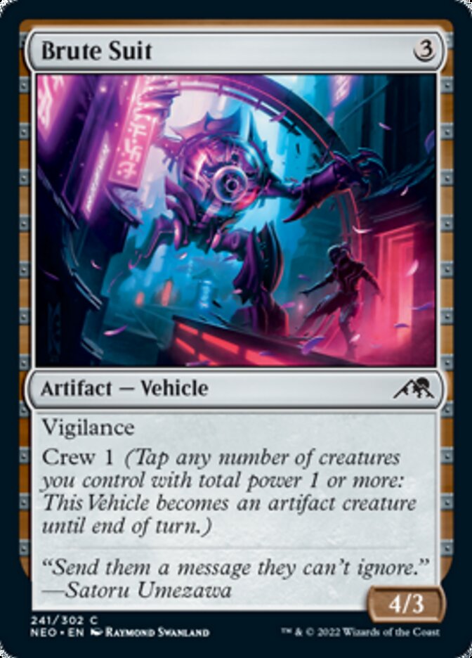 Brute Suit [Kamigawa: Neon Dynasty] | Game Haven TX