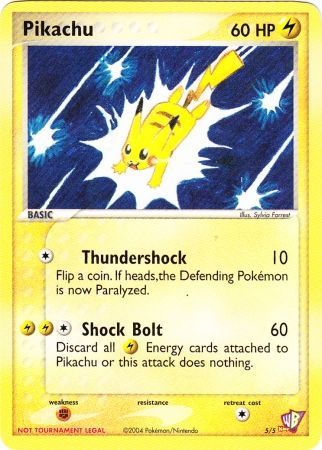 Pikachu (5/5) [Kids WB Promos] | Game Haven TX