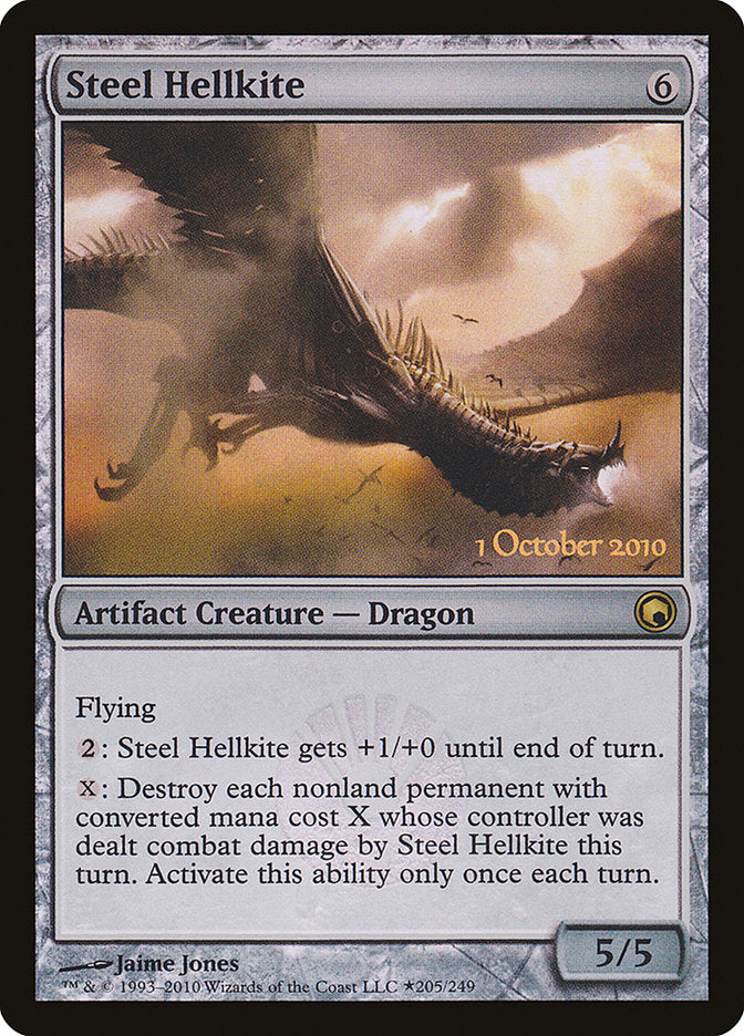 Steel Hellkite [Scars of Mirrodin Promos] | Game Haven TX
