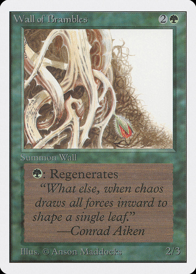 Wall of Brambles [Unlimited Edition] | Game Haven TX