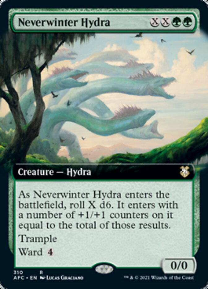 Neverwinter Hydra (Extended) [Dungeons & Dragons: Adventures in the Forgotten Realms Commander] | Game Haven TX