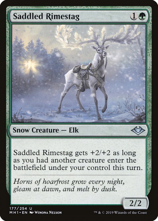 Saddled Rimestag [Modern Horizons] | Game Haven TX