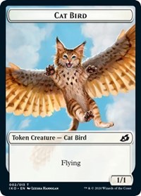 Cat Bird // Human Soldier (005) Double-sided Token [Ikoria: Lair of Behemoths Tokens] | Game Haven TX