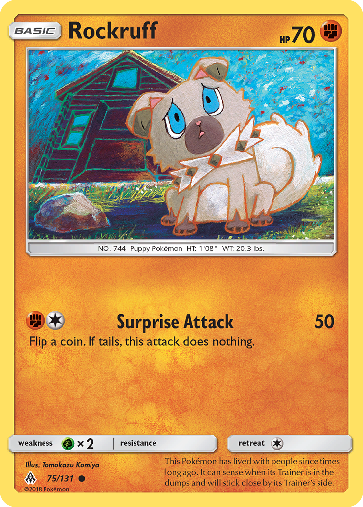 Rockruff (75/131) [Sun & Moon: Forbidden Light] | Game Haven TX