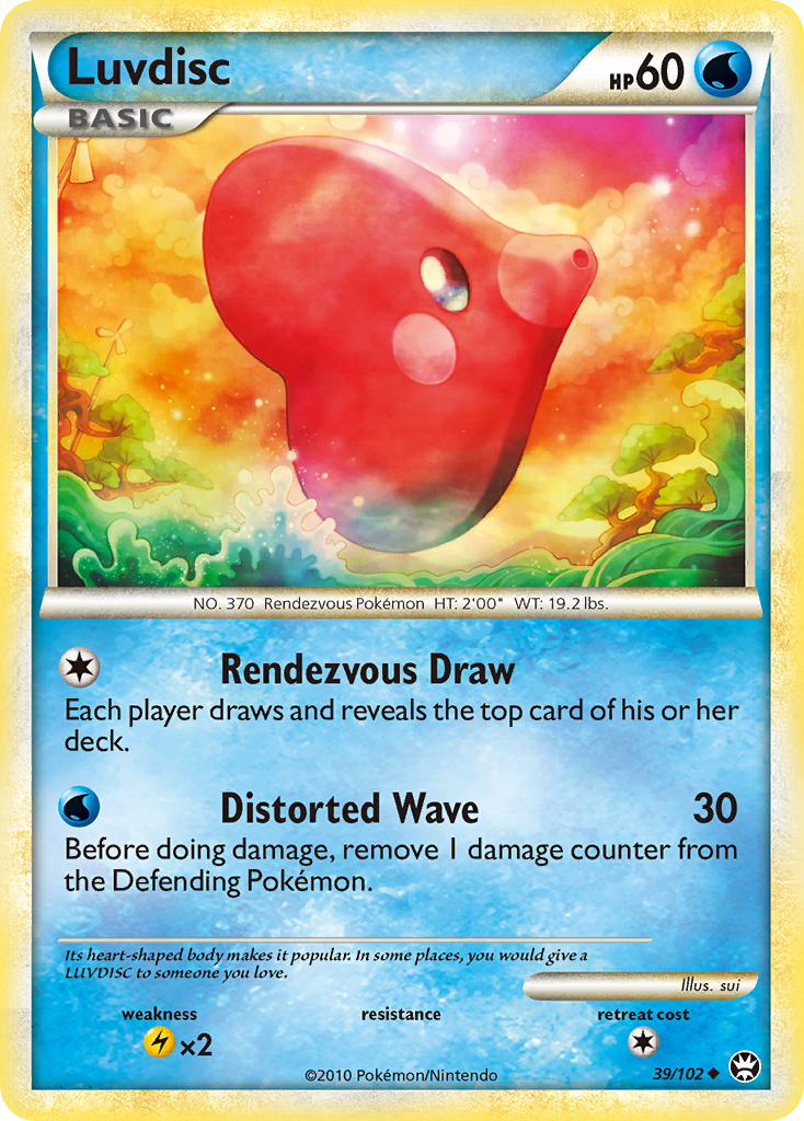Luvdisc (39/102) [HeartGold & SoulSilver: Triumphant] | Game Haven TX