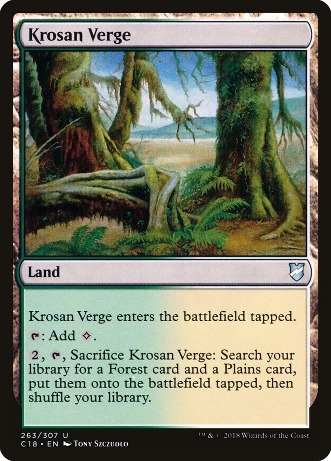 Krosan Verge [Commander 2018] | Game Haven TX