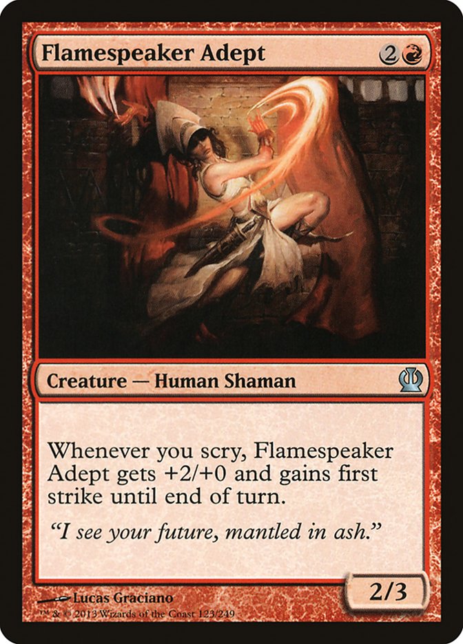 Flamespeaker Adept [Theros] | Game Haven TX