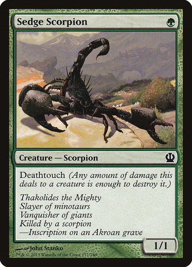 Sedge Scorpion [Theros] | Game Haven TX