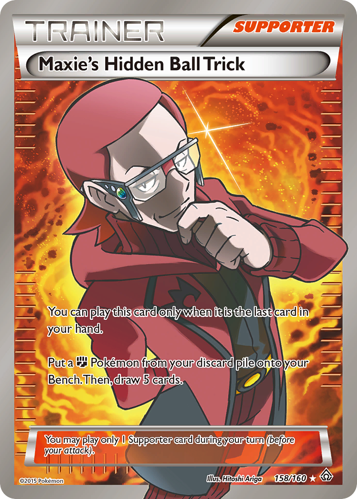 Maxie's Hidden Ball Trick (158/160) [XY: Primal Clash] | Game Haven TX