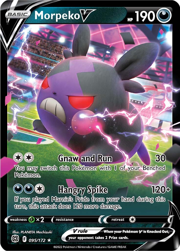 Morpeko V (095/172) [Sword & Shield: Brilliant Stars] | Game Haven TX
