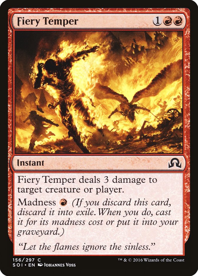 Fiery Temper [Shadows over Innistrad] | Game Haven TX