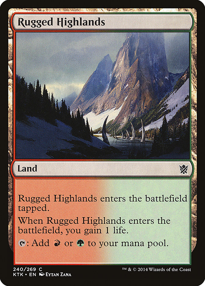 Rugged Highlands [Khans of Tarkir] | Game Haven TX