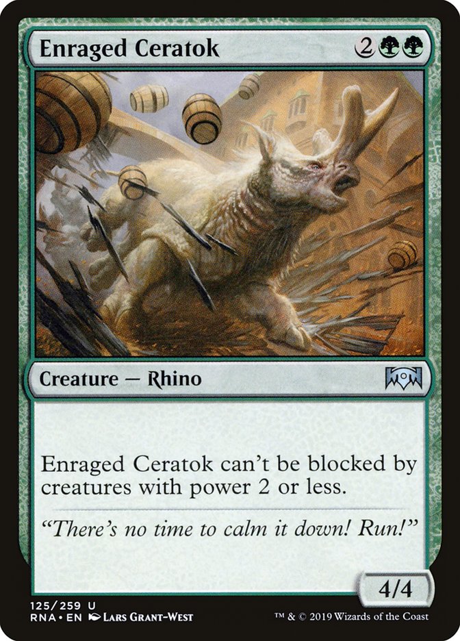 Enraged Ceratok [Ravnica Allegiance] | Game Haven TX