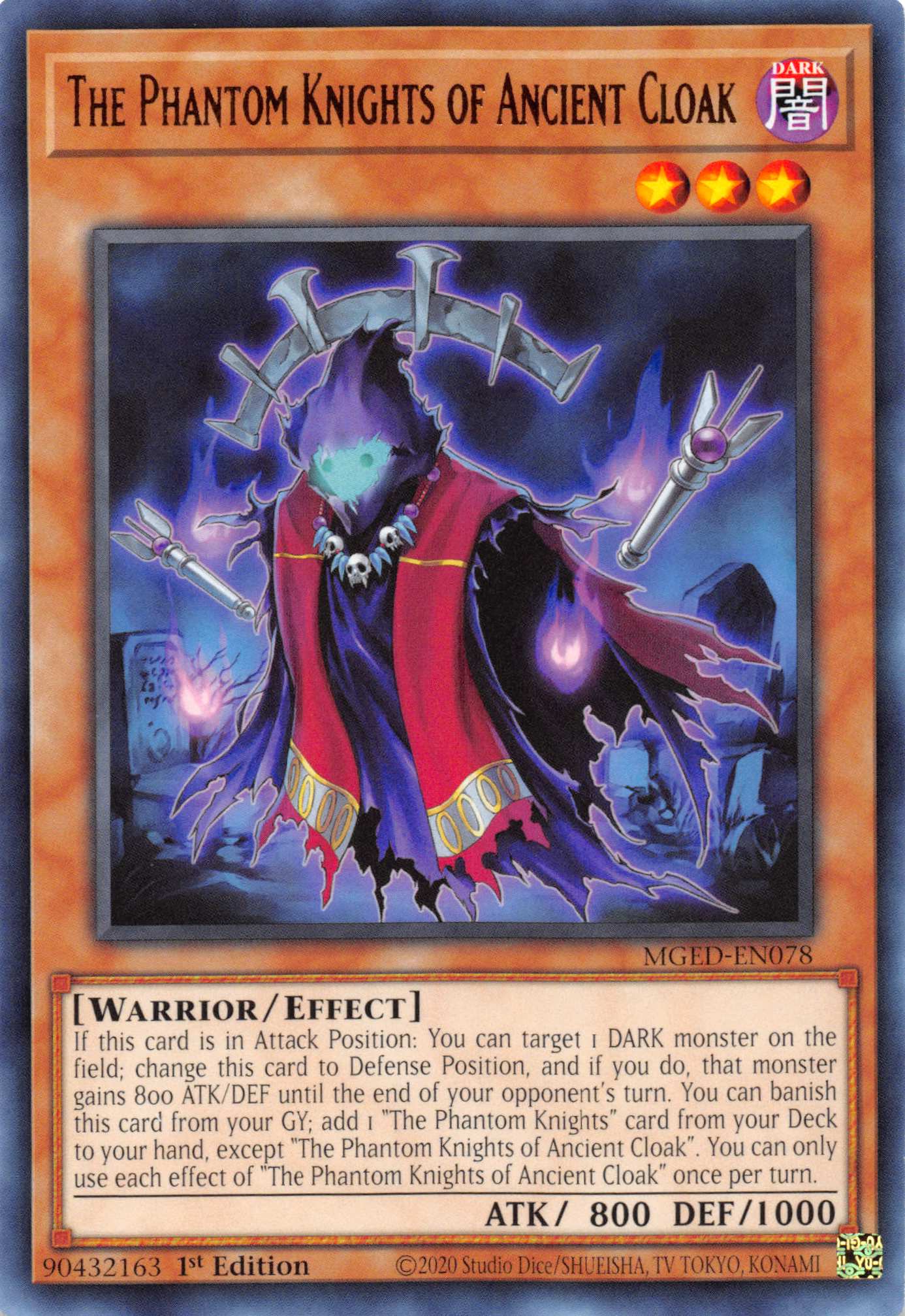 The Phantom Knights of Ancient Cloak [MGED-EN078] Rare | Game Haven TX