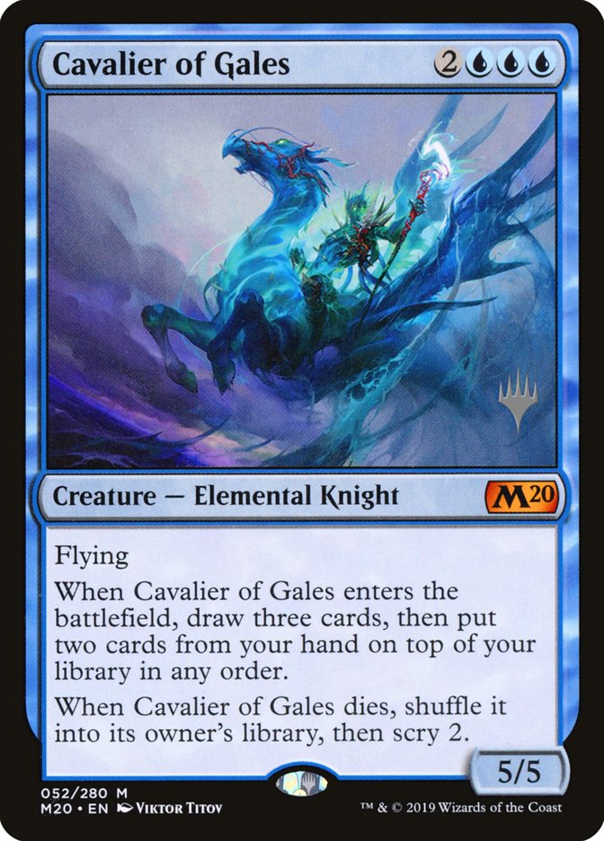 Cavalier of Gales [Core Set 2020 Promos] | Game Haven TX