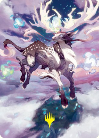 Hinata, Dawn-Crowned Art Card (Gold-Stamped Signature) [Kamigawa: Neon Dynasty Art Series] | Game Haven TX