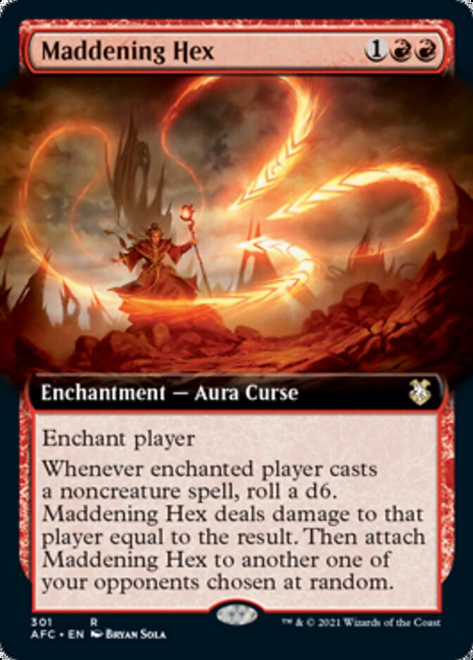 Maddening Hex (Extended) [Dungeons & Dragons: Adventures in the Forgotten Realms Commander] | Game Haven TX